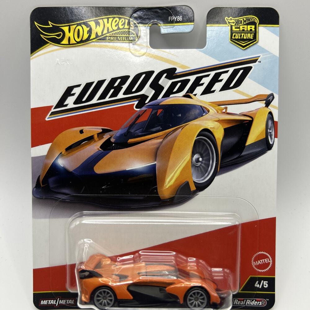Hot Wheels McLAREN Solus GT EuroSpeed Orange Premium